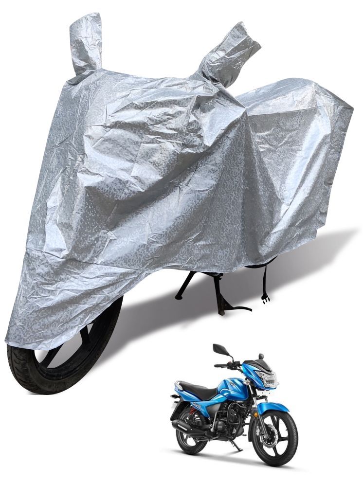     			Auto Hub Bike Body Cover for TVS Victor GLX ( Pack of 1 ) , Silver