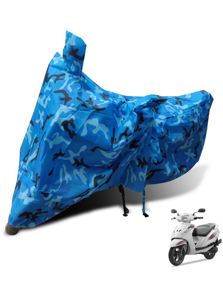     			Auto Hub Bike Body Cover for TVS Wego ( Pack of 1 ) , Blue