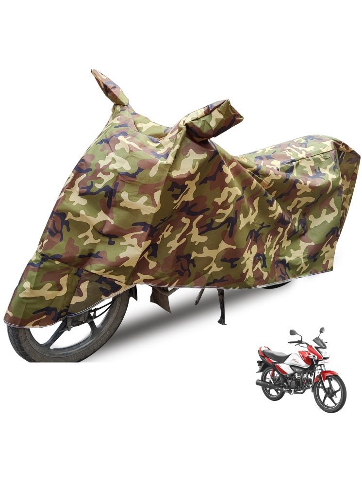     			Auto Hub Bike Body Cover for Hero Splendor iSmart ( Pack of 1 ) , Camouflage