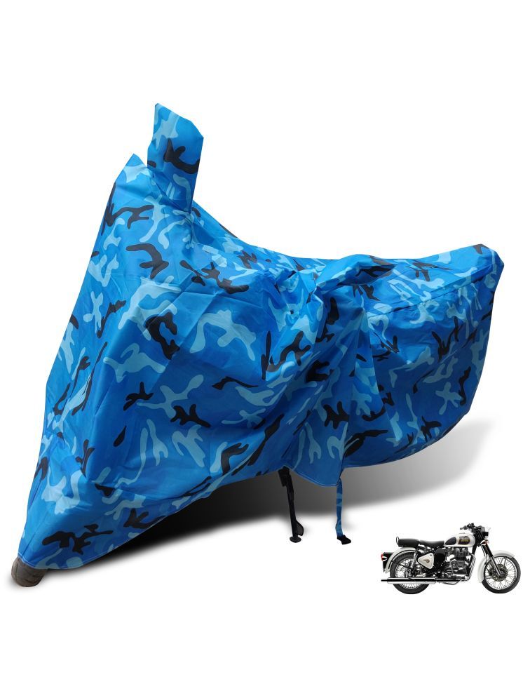     			Auto Hub Bike Body Cover for Royal Enfield Classic 350 ( Pack of 1 ) , Blue