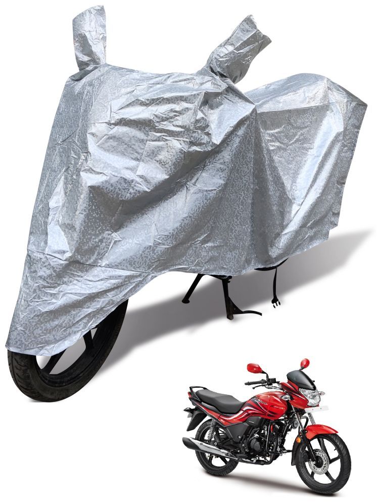     			Auto Hub Bike Body Cover for Hero Passion X Pro ( Pack of 1 ) , Silver