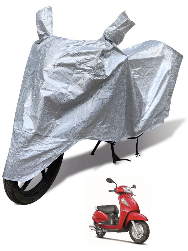     			Auto Hub Bike Body Cover for Suzuki Access SE ( Pack of 1 ) , Silver