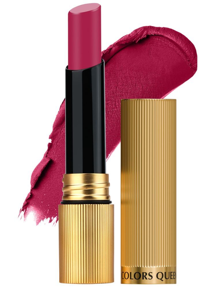     			Colors Queen Hold Up Full Day Non-Transfer Matte Lipstick 4g, Strawberry (Shade - 115)