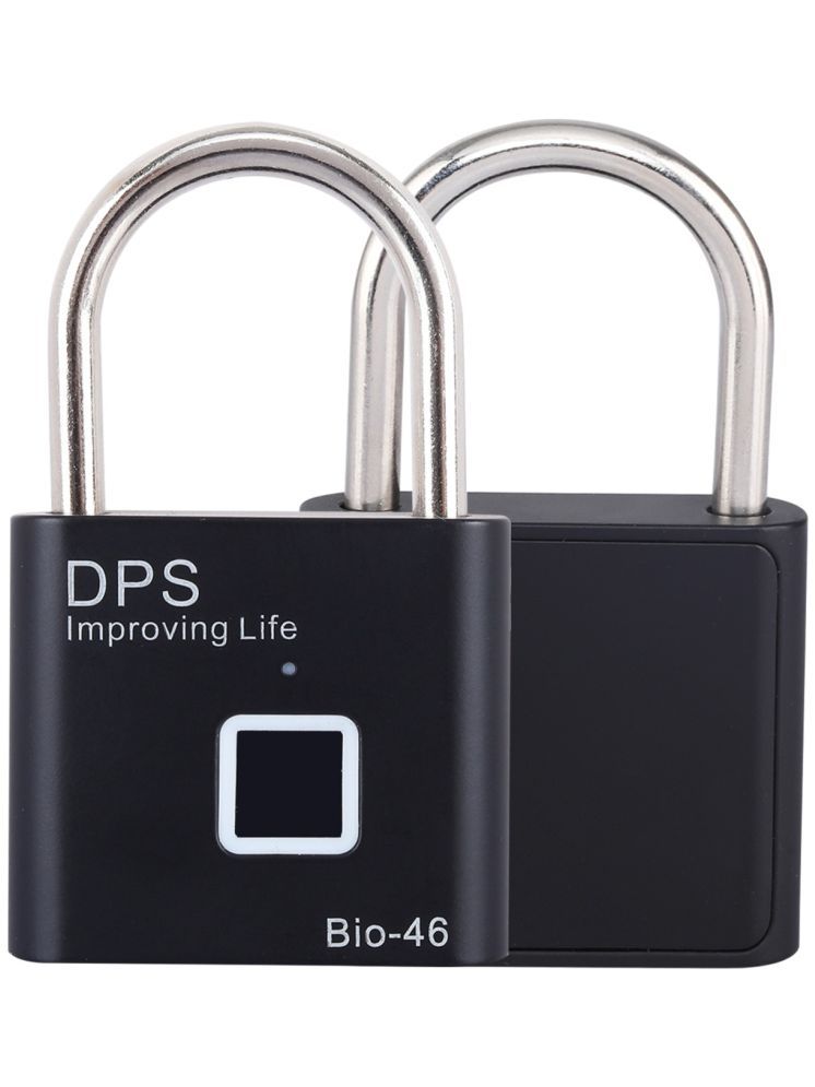     			DPS BIO-46 Keyless Rechargeable Fingerprint Padlock Smart Door Lock Smart Door Lock