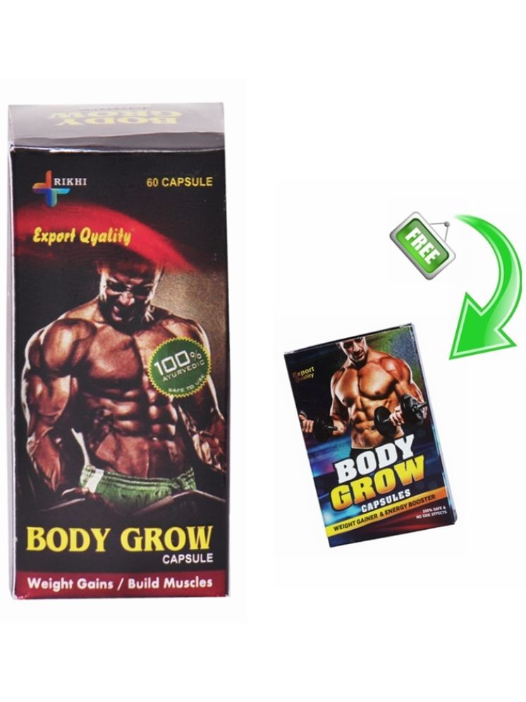     			Dr. Chopra Rikhi Body Grow Weight Gainer Capsules 60 no.s Unflavoured Single Pack