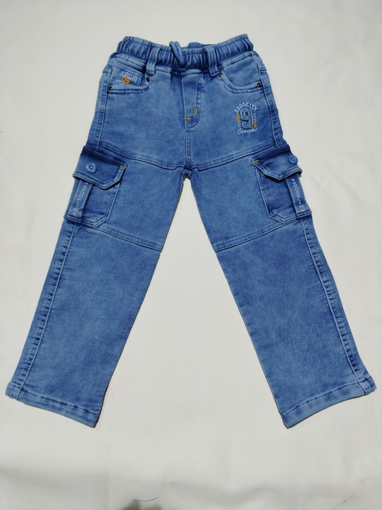     			JFR Cotton Blend Jeans ( Navy )