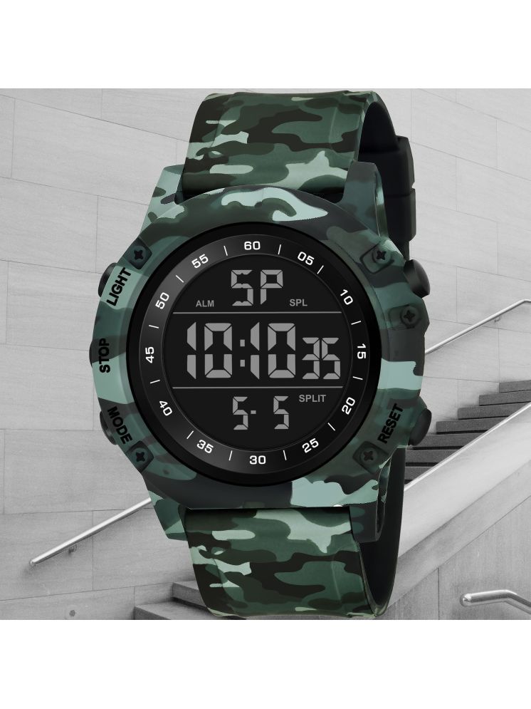     			Harbor Green Silicon Analog-Digital Men's Watch