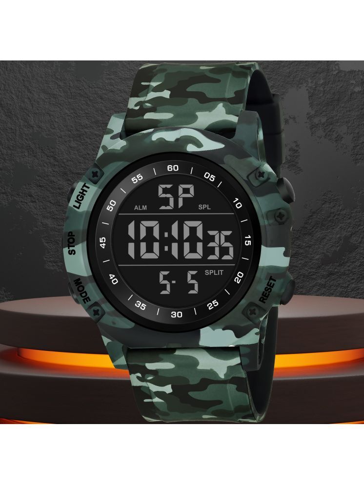     			Harbor Green Silicon Analog-Digital Men's Watch