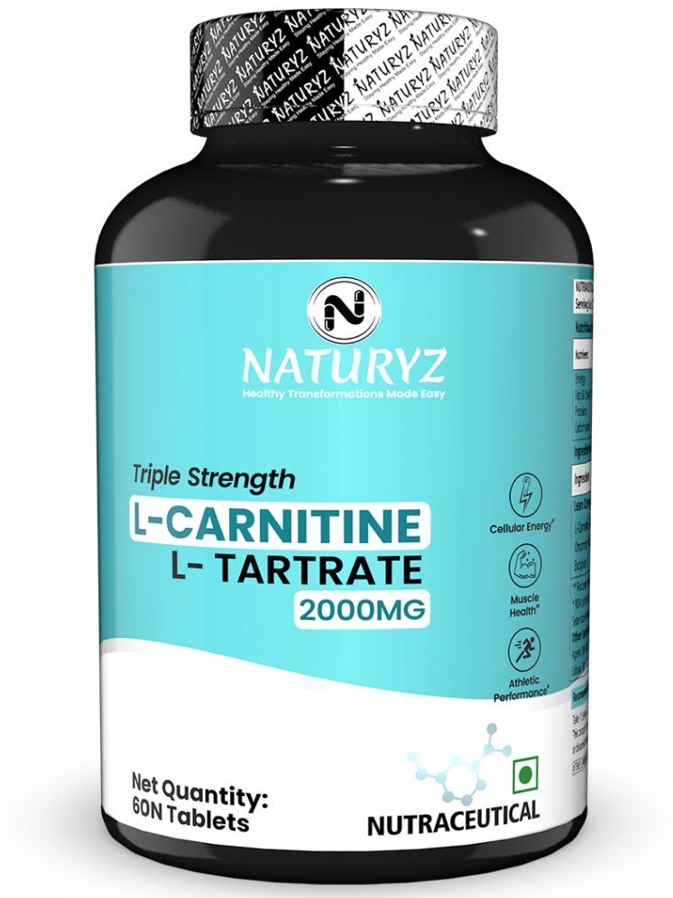     			NATURYZ Triple Strength L-Carnitine L-Tartrate 2000MG Fat burner weight loss supplement - 60 Tablets