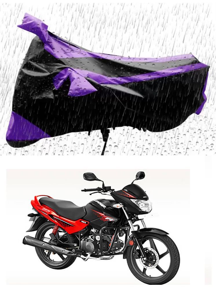     			RONISH Bike Body Cover for Hero Glamour i3s ( Pack of 1 ) , Purple