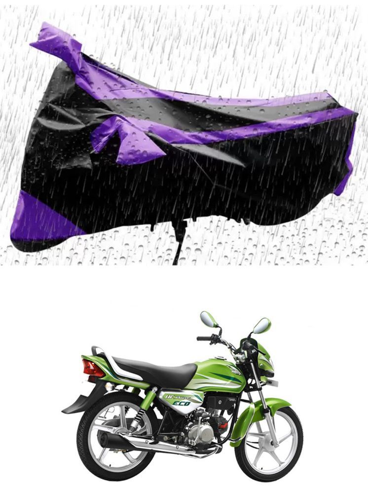     			RONISH Bike Body Cover for Hero HF Deluxe Eco ( Pack of 1 ) , Purple