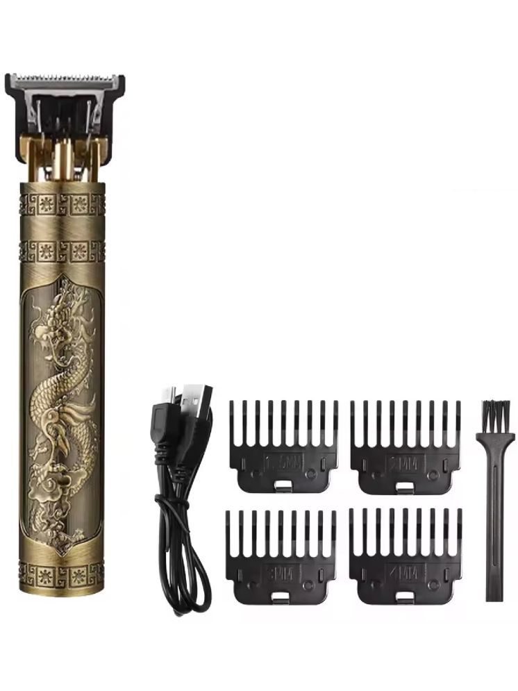     			SHARUJA T9 Pro Trimmer Gold Cordless Beard Trimmer With 90 minutes Runtime