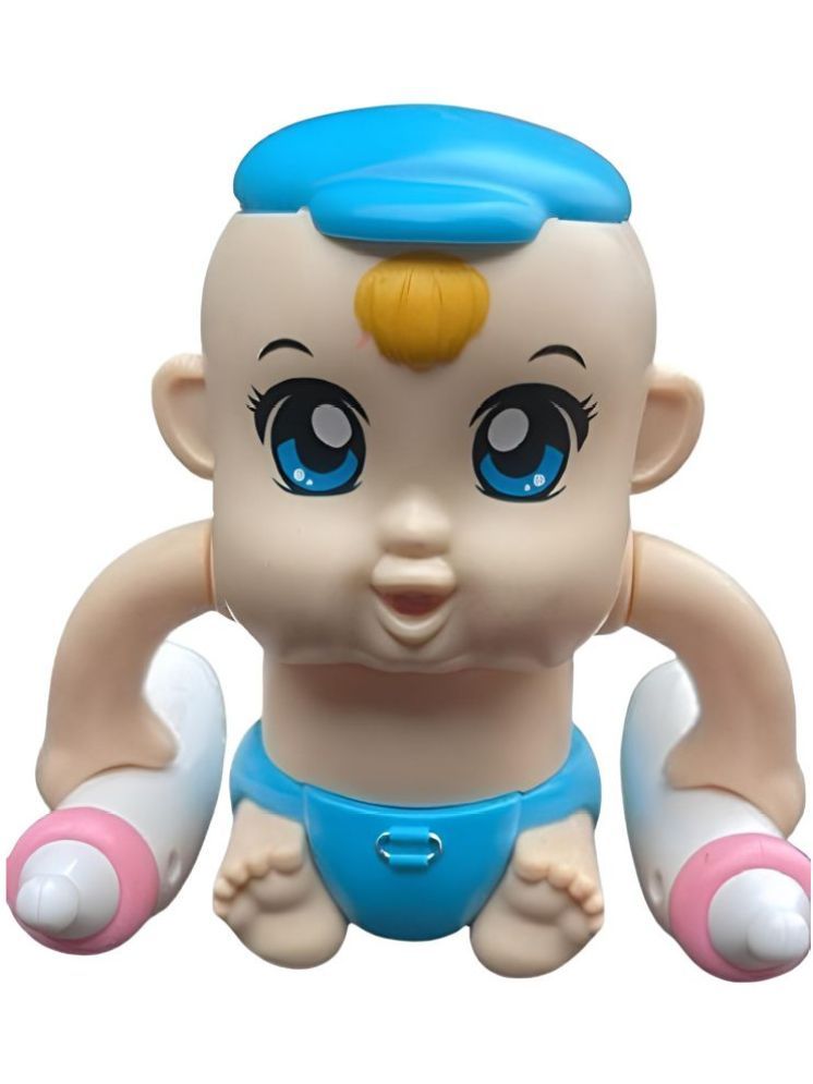     			TOY DEKHO Dancing Rolling Doll Tumble Baby Toy Voice Control Musical Light ,Jumping,Dancing, Spinning And Rolling Doll  (Multicolor),3+ Year Boys And Girls