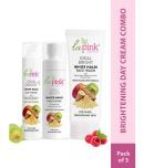 La Pink Ideal Bright 2 Times Use Facial Kit For All Skin Type Fruit 100ml, 100ml, 50g ( Pack of 3 )