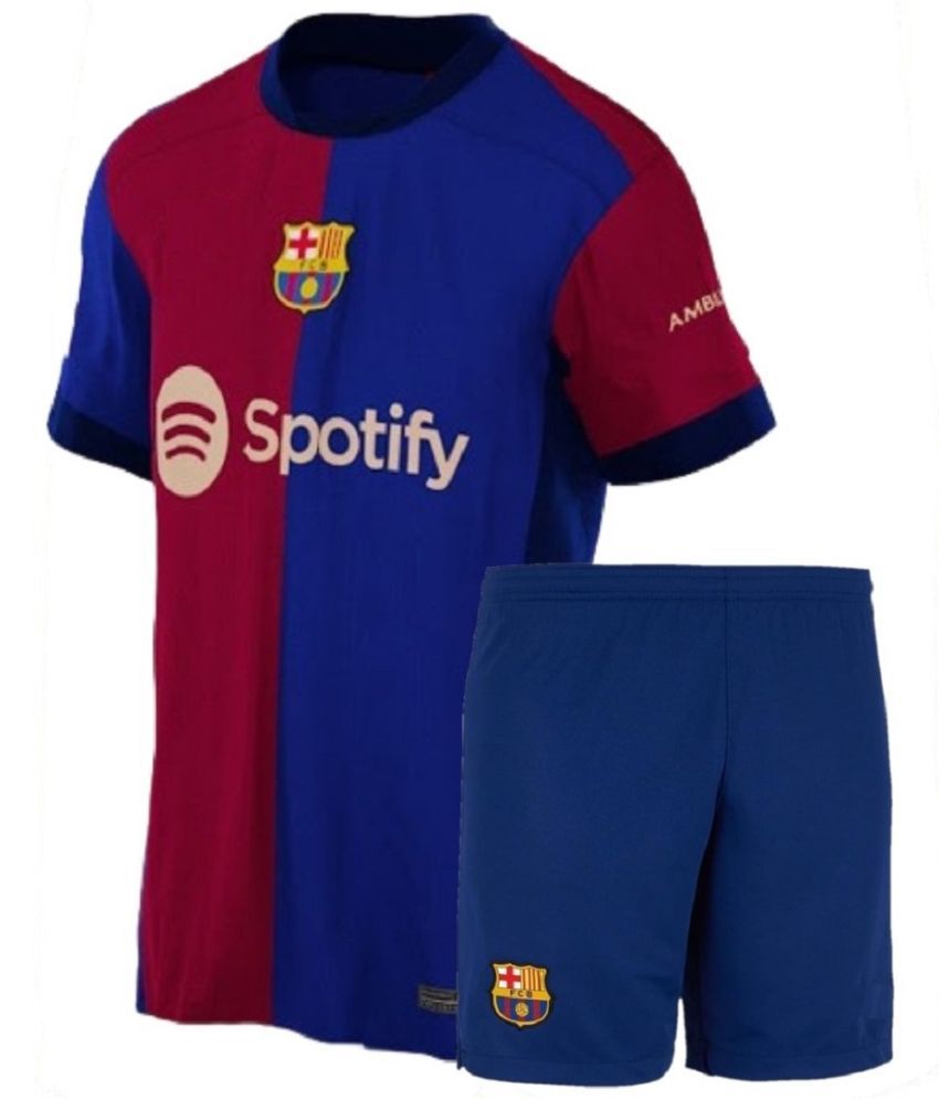     			BARCELONA HOME SET THAI JERSEY & SHORTS 2024/25 FOR MEN & WOMEN