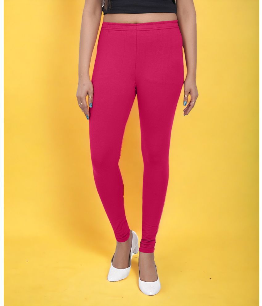     			Colorscube - Pink Lycra Women's Leggings ( Pack of 1 )