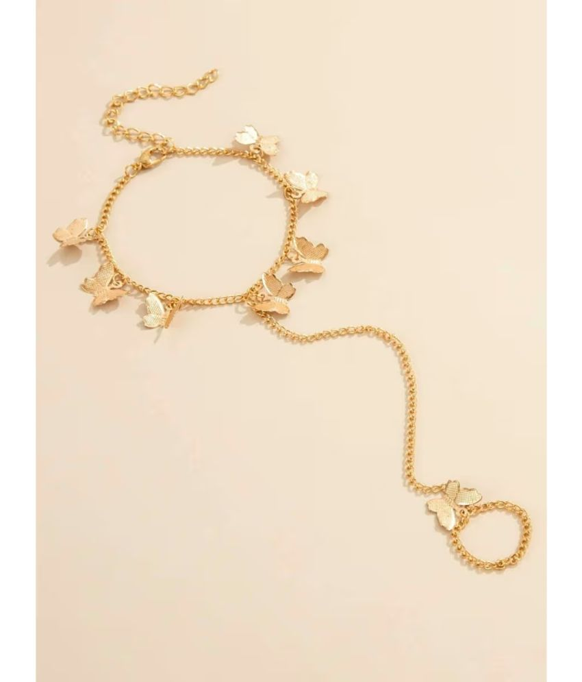     			PUJVI Gold Bracelet ( Pack of 1 )