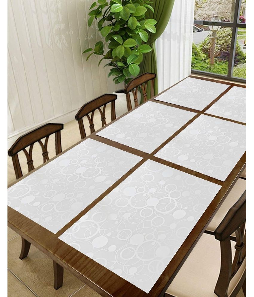     			Sanraksshan PVC Solid Rectangle Table Mats ( 40 cm x 32 cm ) Pack of 1 - Multi