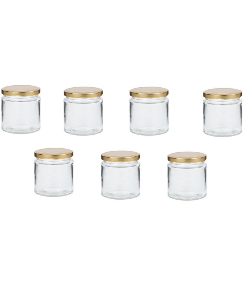     			Somil Glass Container Jar Glass Transparent Utility Container ( Set of 7 )