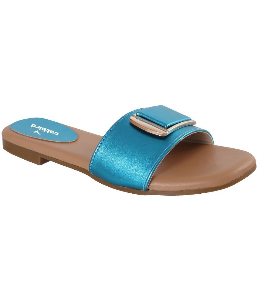     			Catbird Blue Women's Flats