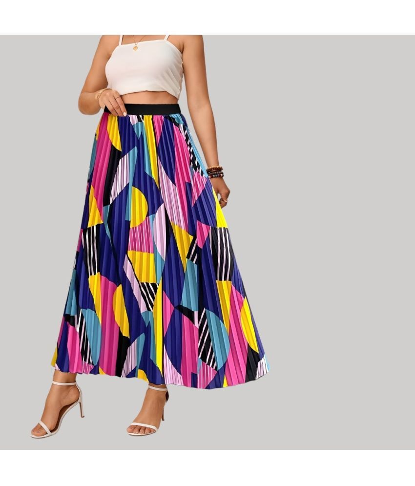     			Krunal Raiyani Multi Color Polyester Women's A-Line Skirt ( Pack of 1 )