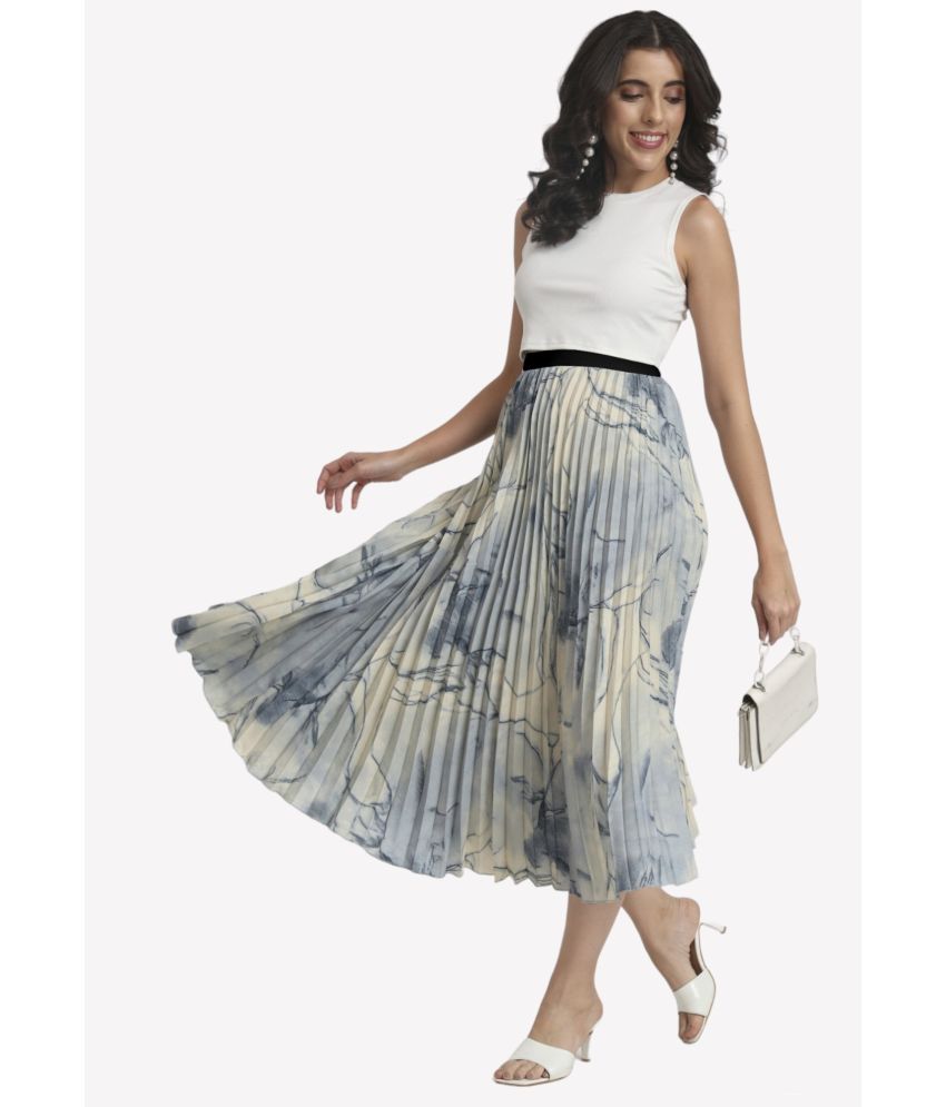     			Krunal Raiyani White Polyester Women's A-Line Skirt ( Pack of 1 )