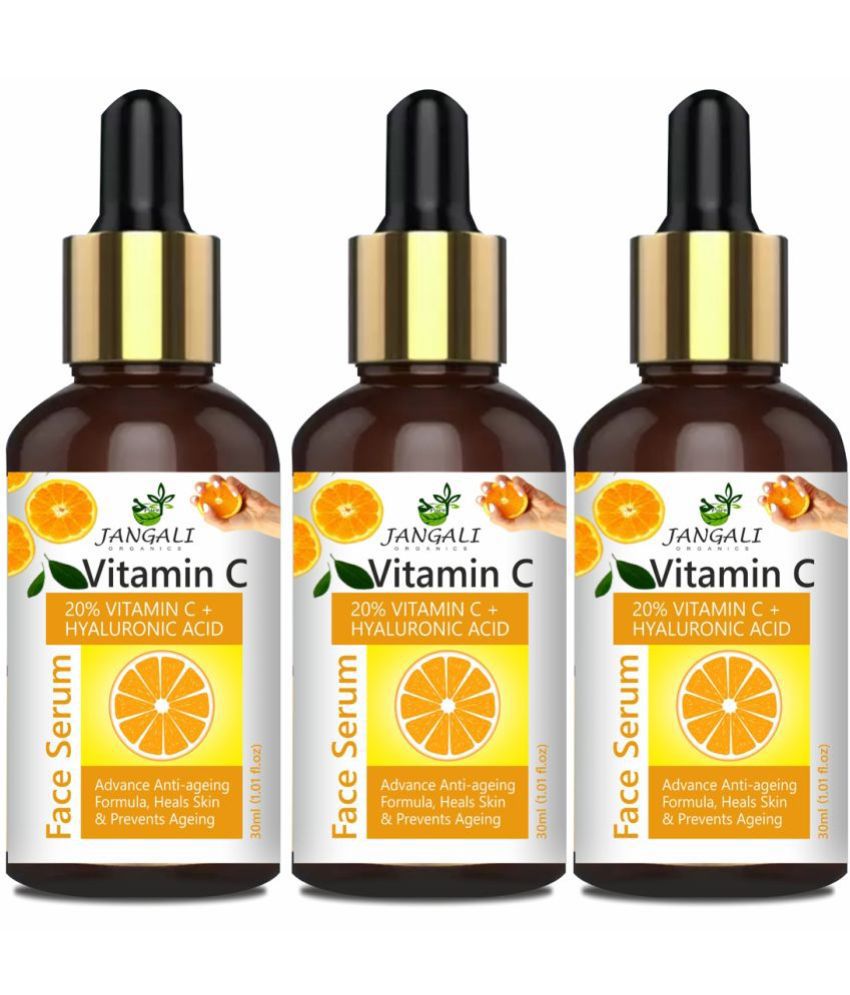    			Pure Jangali Organics Face Serum Vitamin C Moisturizing For Normal Skin ( Pack of 3 )
