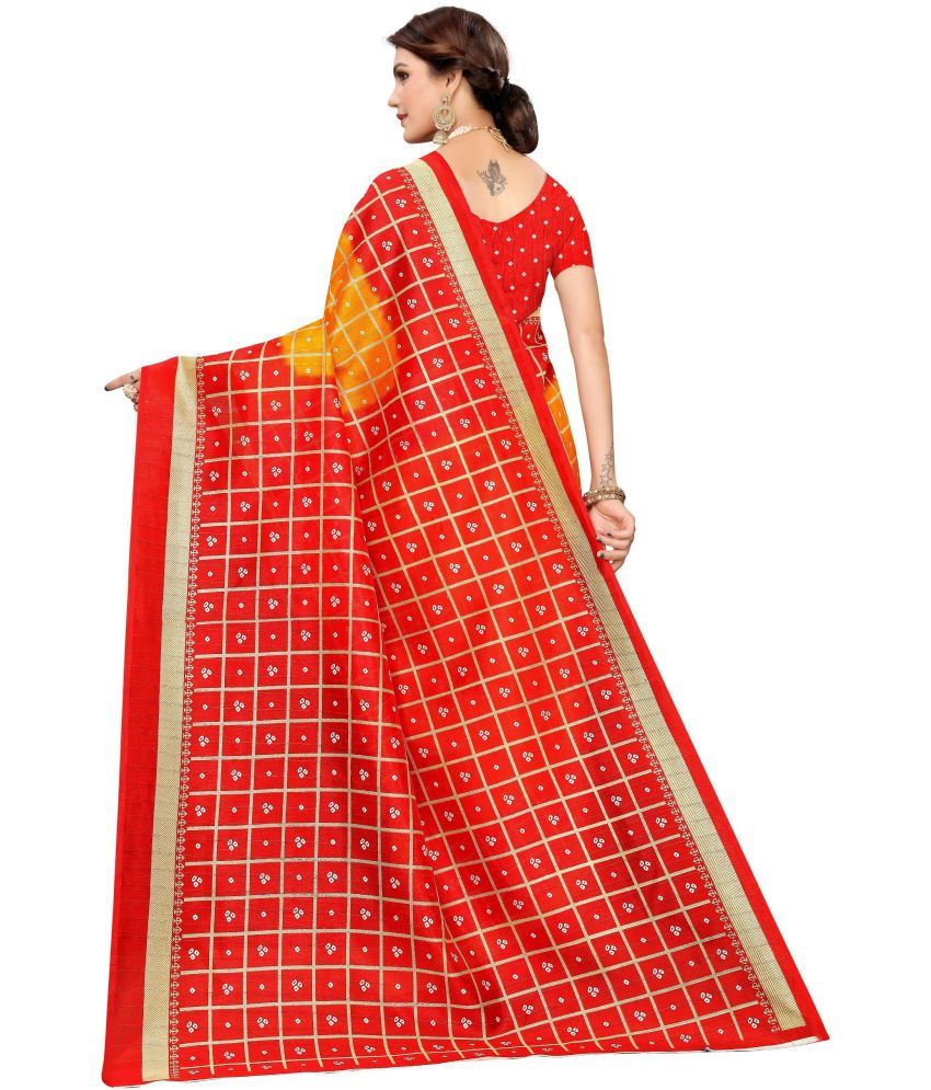     			Saadhvi Cotton Silk Printed Saree Without Blouse Piece - Grey ( Pack of 1 )