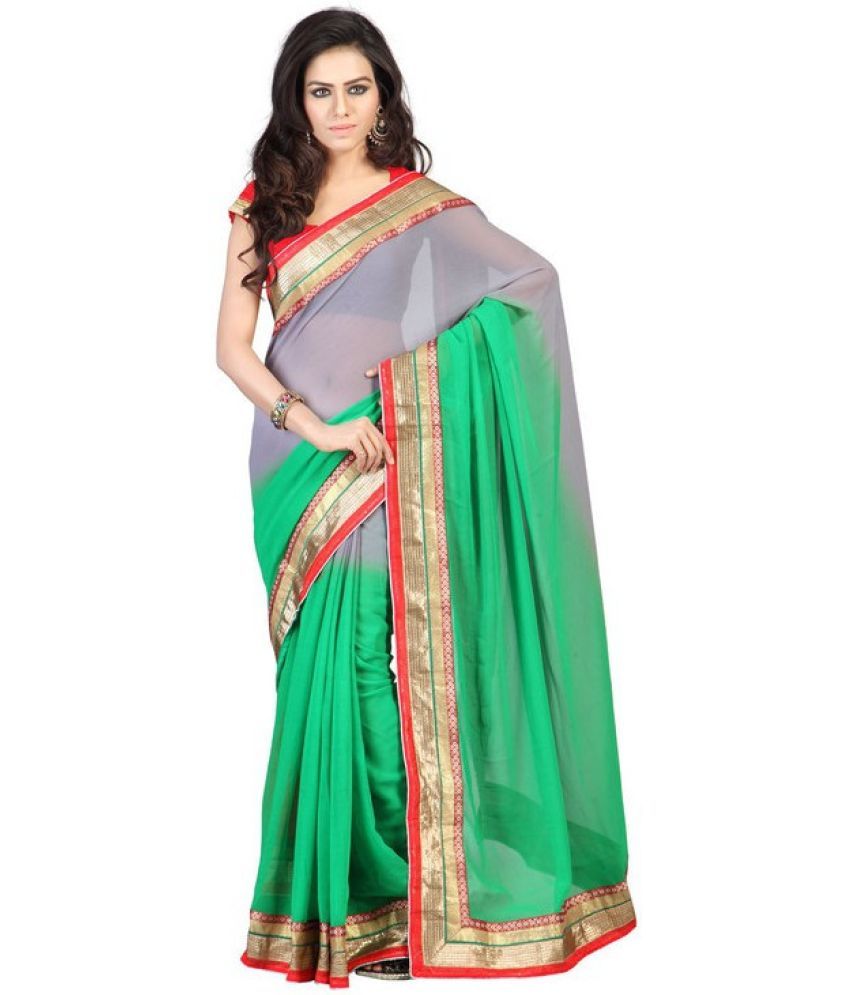     			Saadhvi Cotton Silk Woven Saree Without Blouse Piece - Blue ( Pack of 1 )