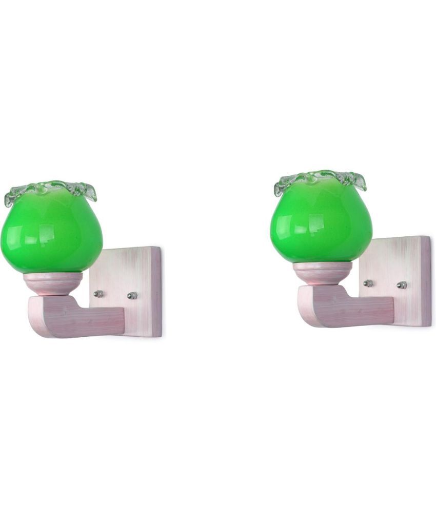     			Somil Green Up & Down Light Lamp ( Pack of 2 )