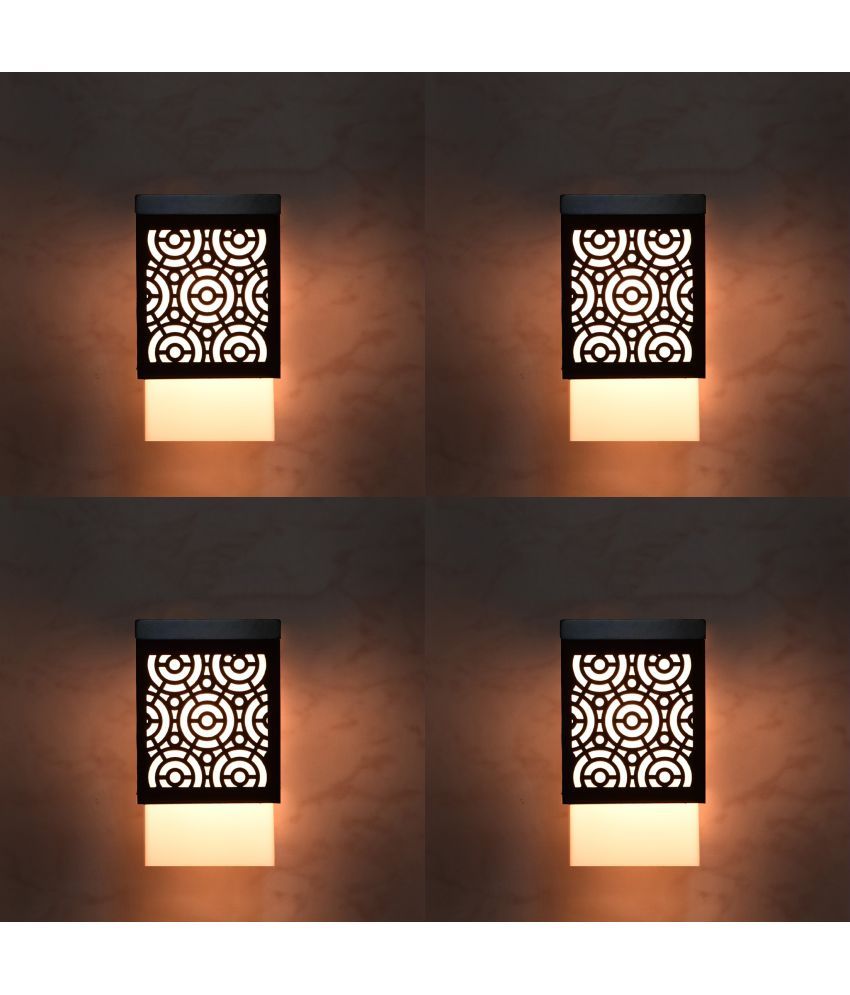     			Somil Wood Decorative & Designer Pendant Black - Pack of 4