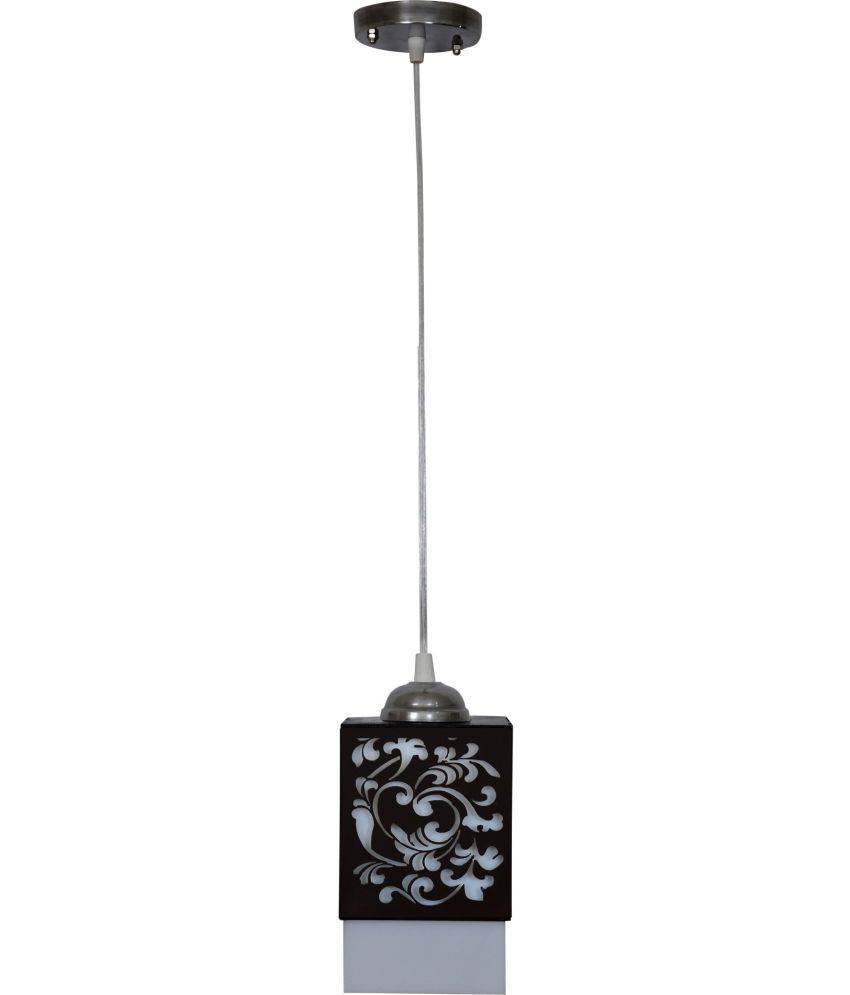     			Somil Wood Decorative & Designer Pendant Black - Pack of 2