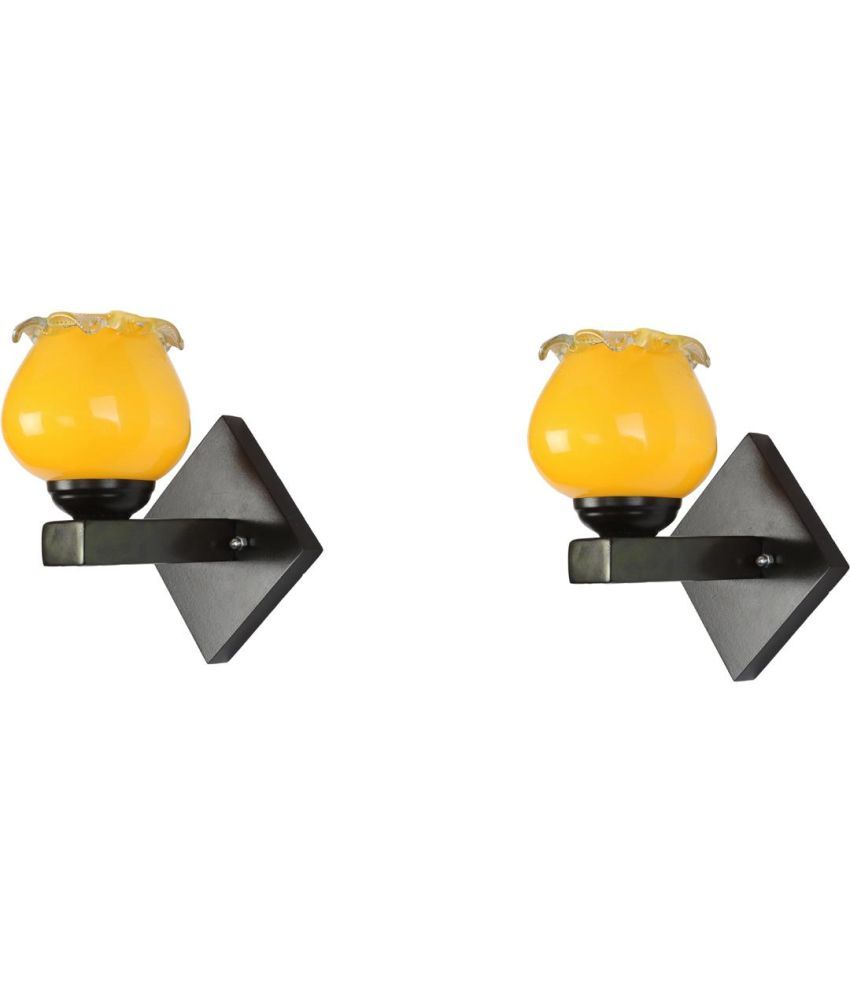     			Somil Yellow Up & Down Light Lamp ( Pack of 2 )