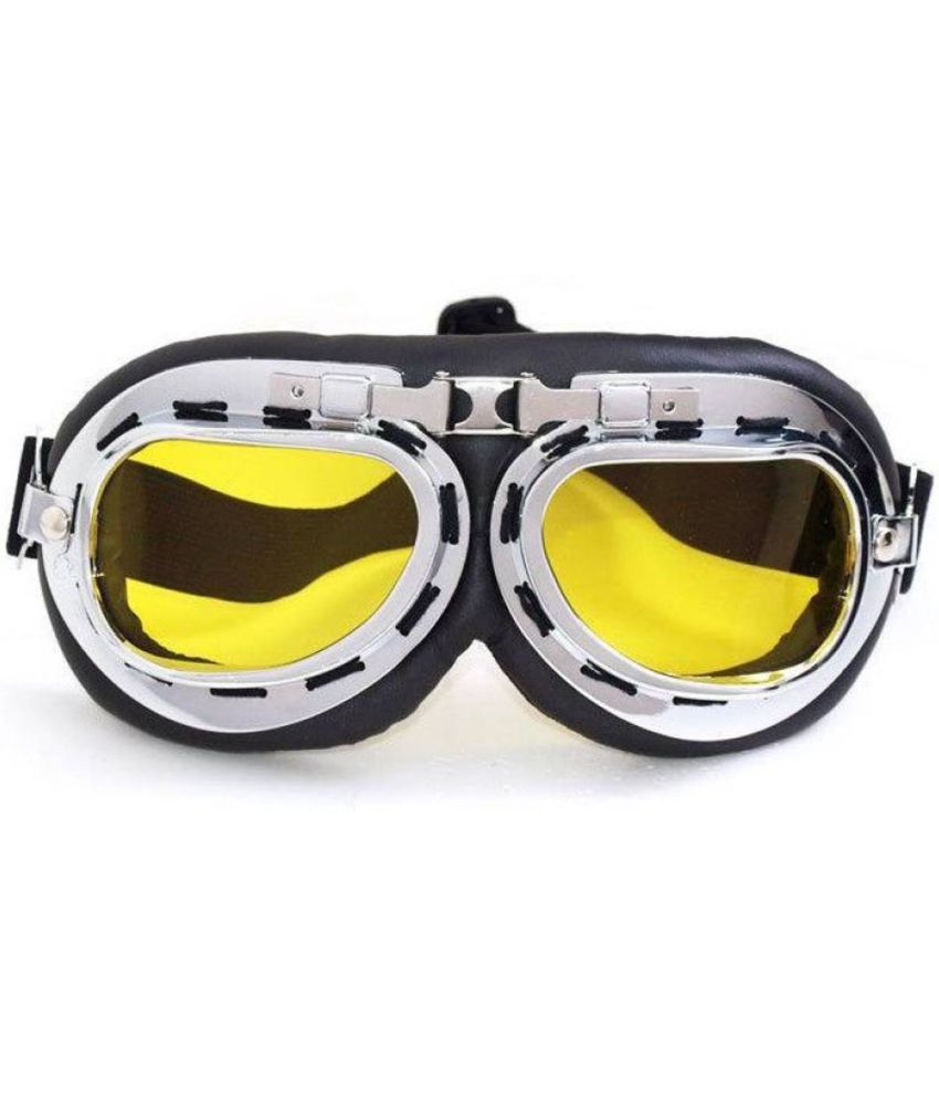     			AutoPowerz UV Protected Yellow Riding Goggles ( Pack of 1 )