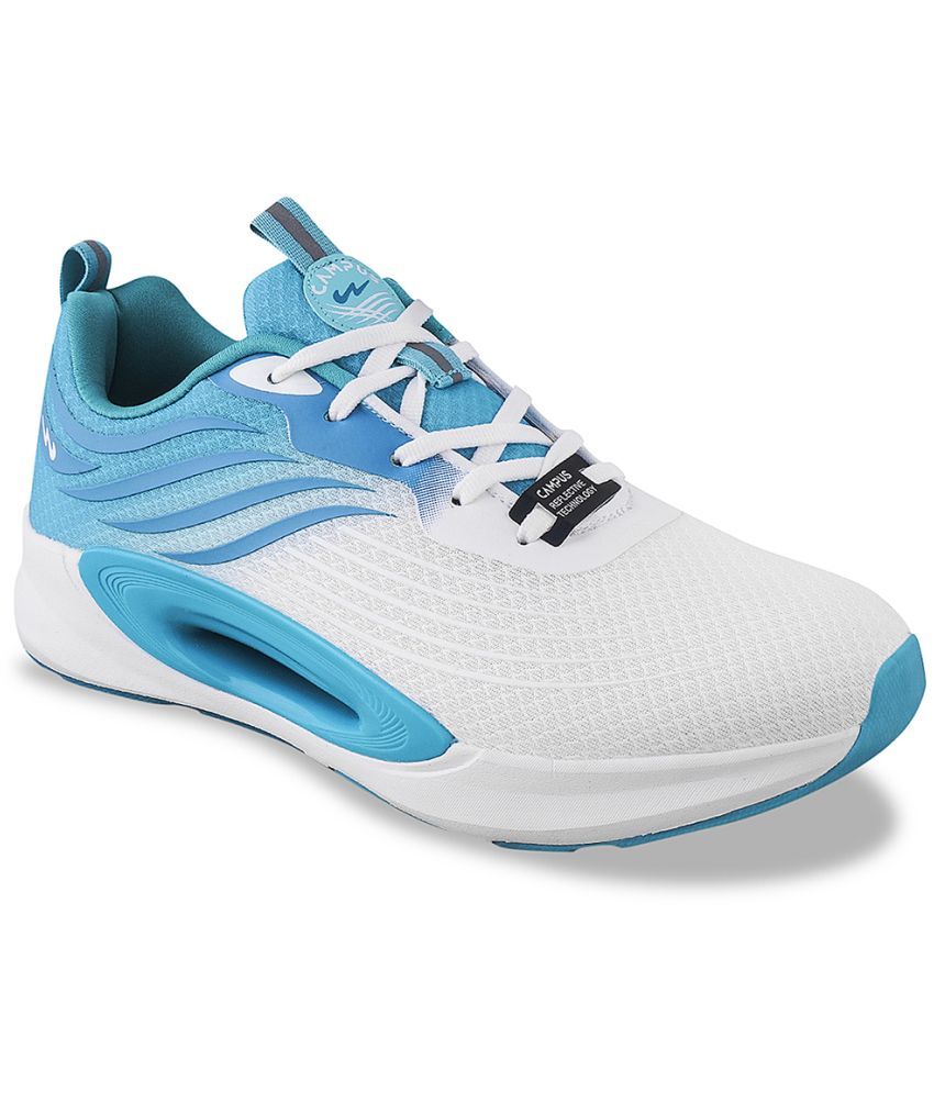     			Campus FUNK White Men's Sports Running Shoes