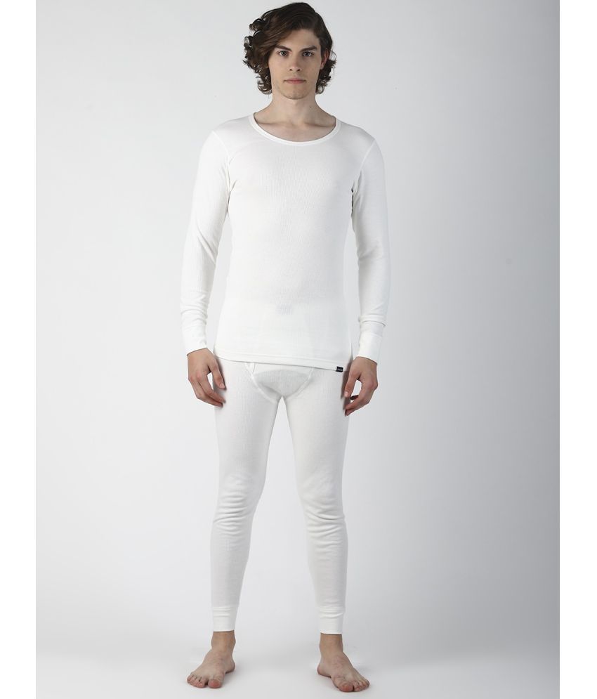     			Force NXT Off White Cotton Blend Men's Thermal Sets ( Pack of 1 )