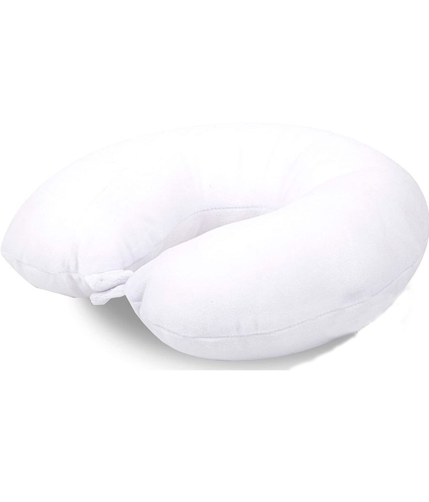    			JUZZII White Neck Pillow ( Pack of 1 )