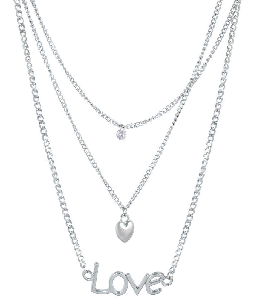     			Thrillz Silver Plated Chain ( Pack of 1 )