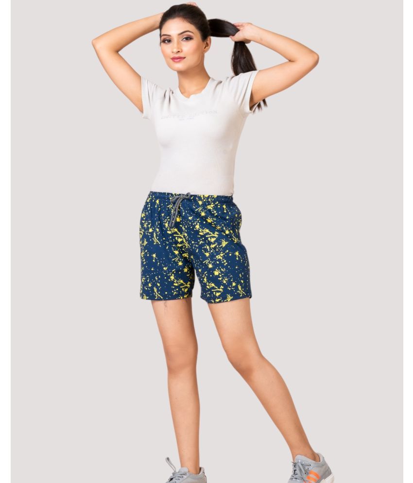     			powermerc Cotton Hot Pants - Blue Single