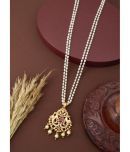 ROFARWORD Gold Brass Necklace ( Pack of 1 )