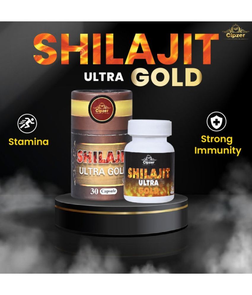     			Cipzer Shilajit Ultra Gold Capsule Improves Immunity and Memory Enhancer