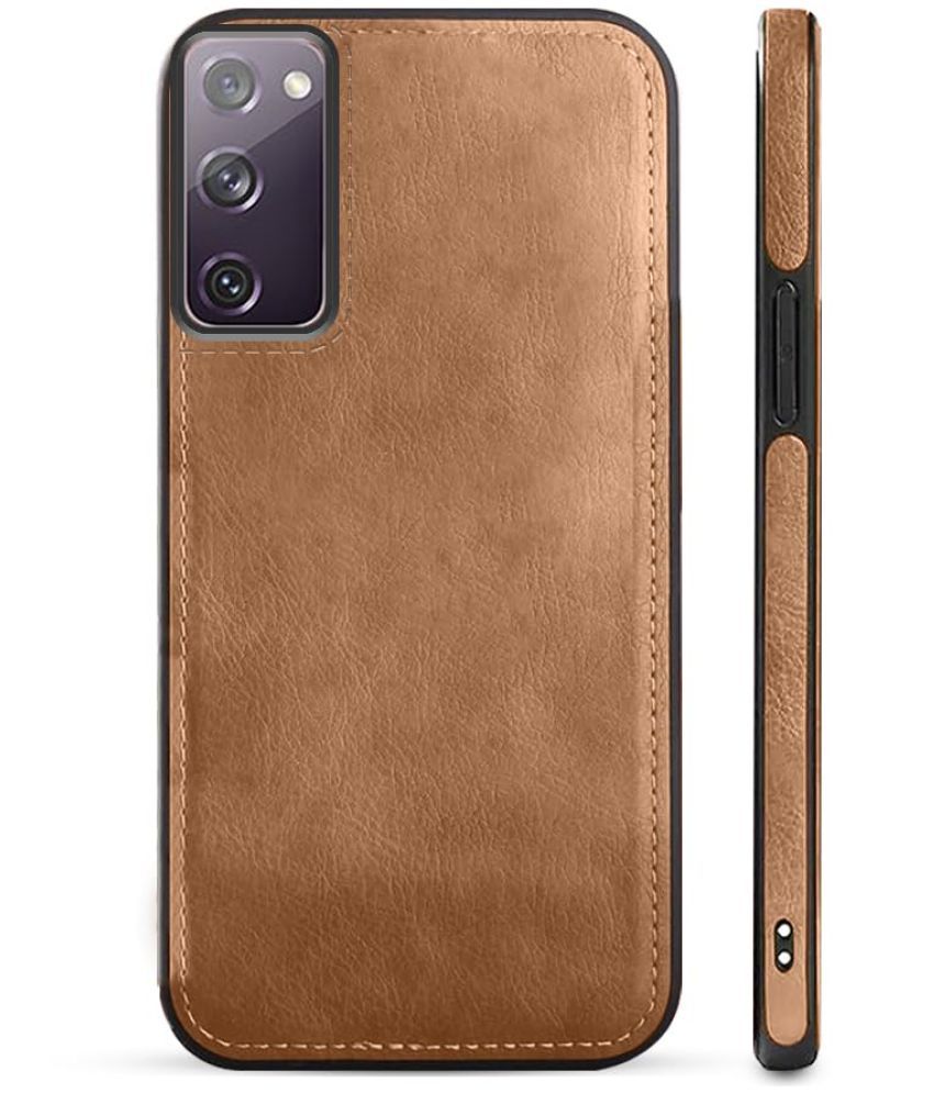     			Doyen Creations Plain Cases Compatible For Artificial Leather Samsung Galaxy S20 fe ( Pack of 1 )