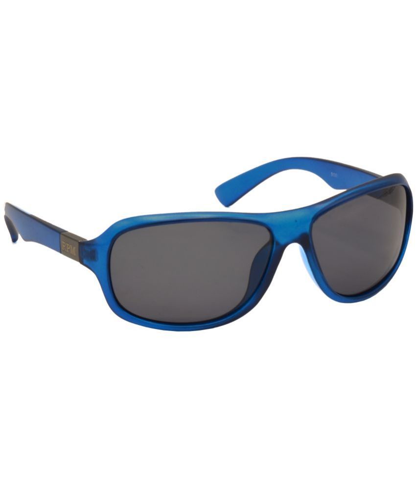     			Hrinkar Blue Wrap Around Sunglasses ( Pack of 1 )