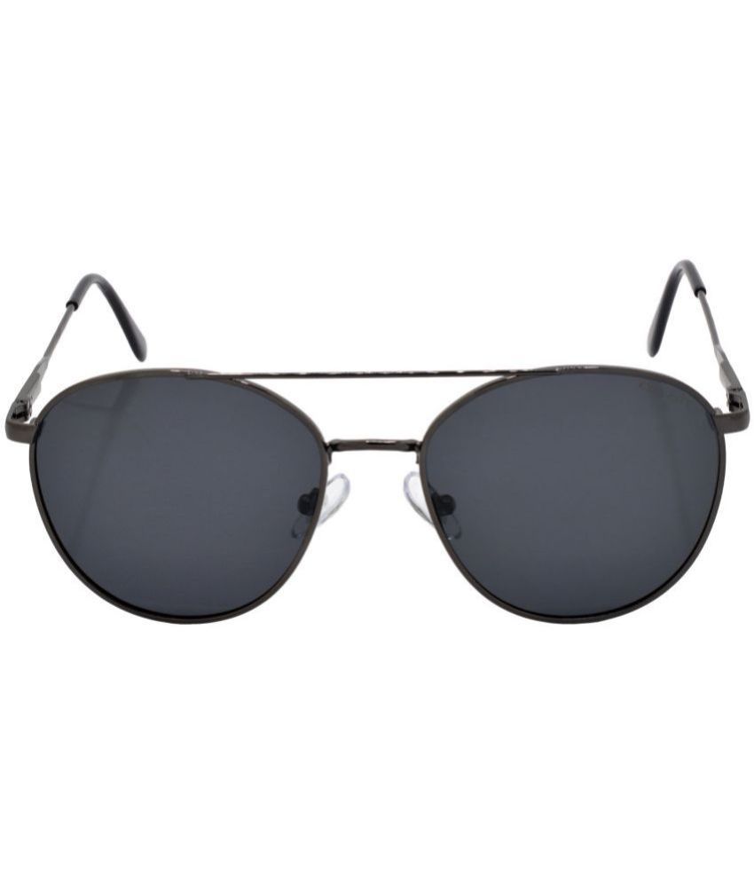    			Hrinkar Dark Grey Round Sunglasses ( Pack of 1 )