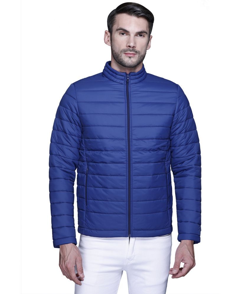     			TRENDY DUDE Nylon Men's Puffer Jacket - Blue ( Pack of 1 )