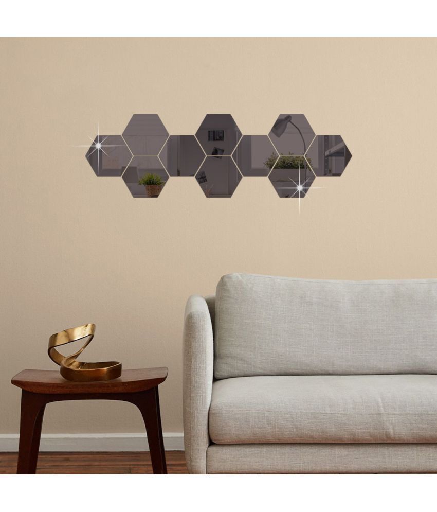     			WallWear Wall Sticker Geometric ( 12 x 10 cms )