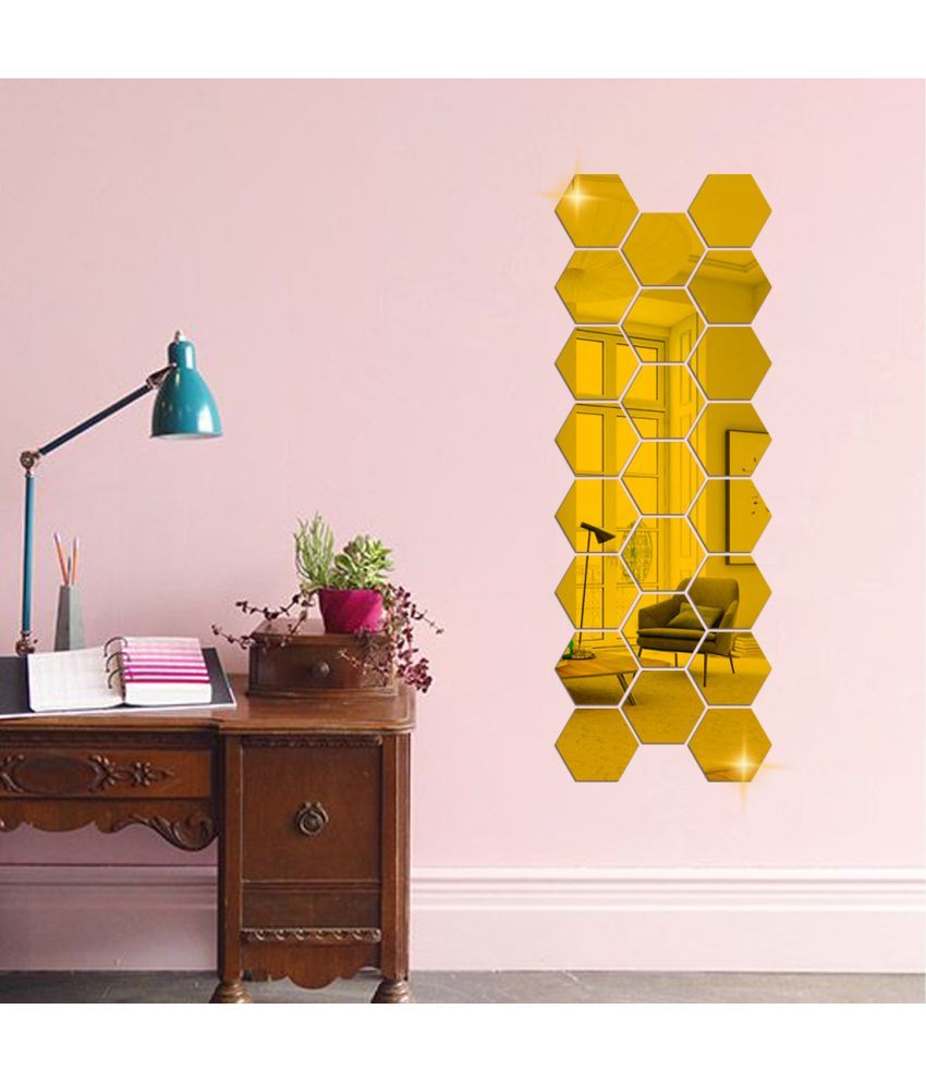     			WallWear Wall Sticker Geometric ( 12 x 10 cms )