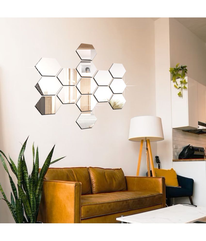     			WallWear Wall Sticker Geometric ( 12 x 10 cms )