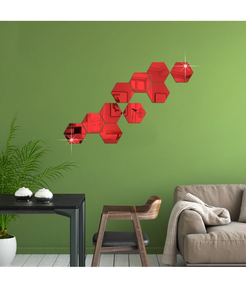     			WallWear Wall Sticker Geometric ( 12 x 10 cms )