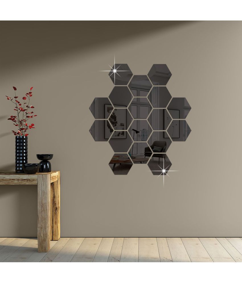     			WallWear Wall Sticker Geometric ( 12 x 10 cms )